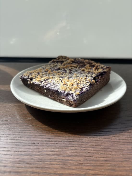 Ube Coconut Bar