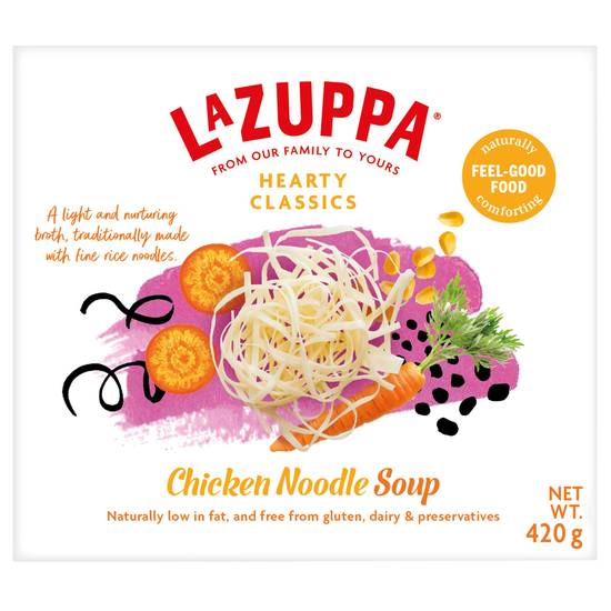 La Zuppa Microwave Soup Chicken Noodle Chicken Noodle 420g
