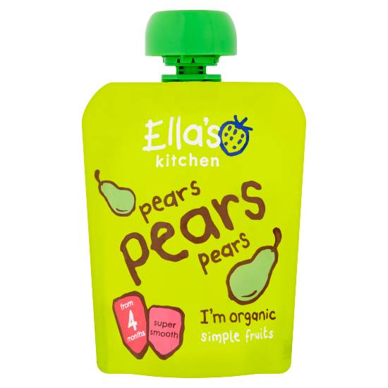 Ella's Kitchen Pears, Organic First Tastes Baby Food 4+