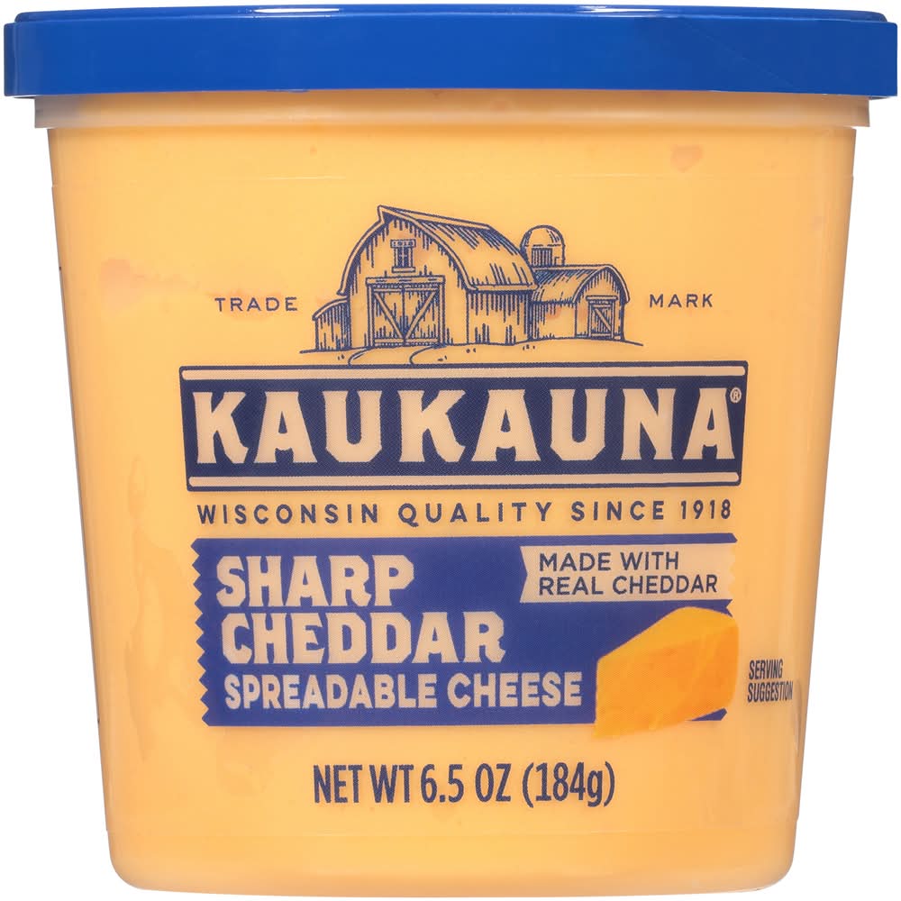 Kaukauna Spreadable Sharp Cheddar Cheese (6.5 oz)