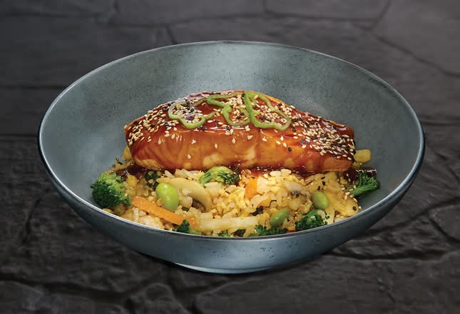 Salmón Teriyaki