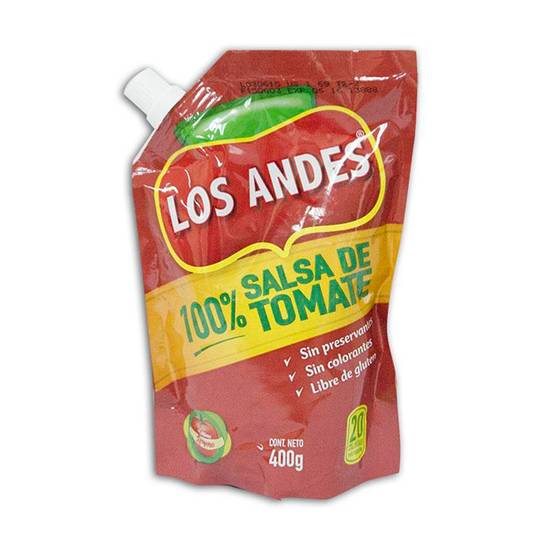 Salsa De Tomate Ecopack Los Andes 400 Gr