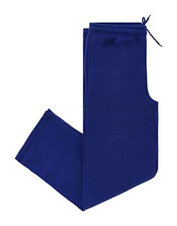 Cozy Fleece Wide Leg Sweatpants Medium Dark Blue
