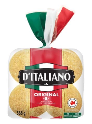 D’Italiano Original Crustini Buns (568 g, 8 ct)