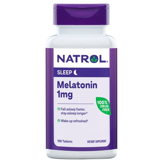 Natrol Melatonin Sleep Tablets 1mg (180 ct)