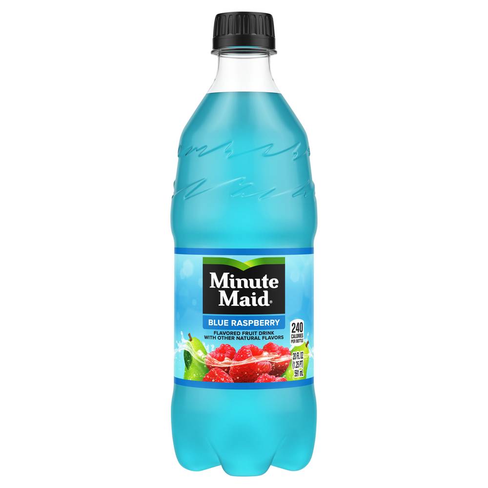 Minute Maid Blue Raspberry Bottle (20 fl oz)