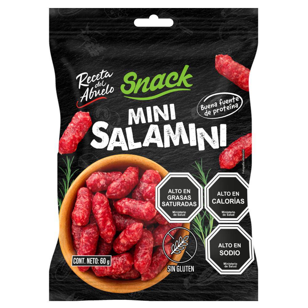 Receta del Abuelo · Snack mini salamini (60 g)