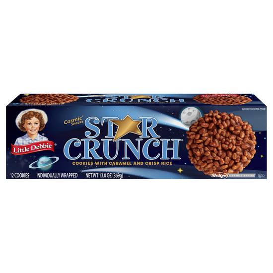 Little Debbie Star Crunch Cosmic Snacks Cookies (12 ct)