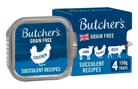 Butcher's Grain Free Succulent Recipes Dog Food (4 pack)