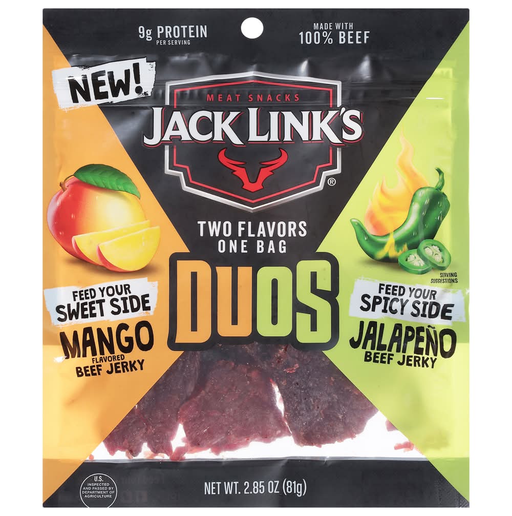 Jack Link's Duos Beef Jerky, Mango Jalapeno (2.85 oz)