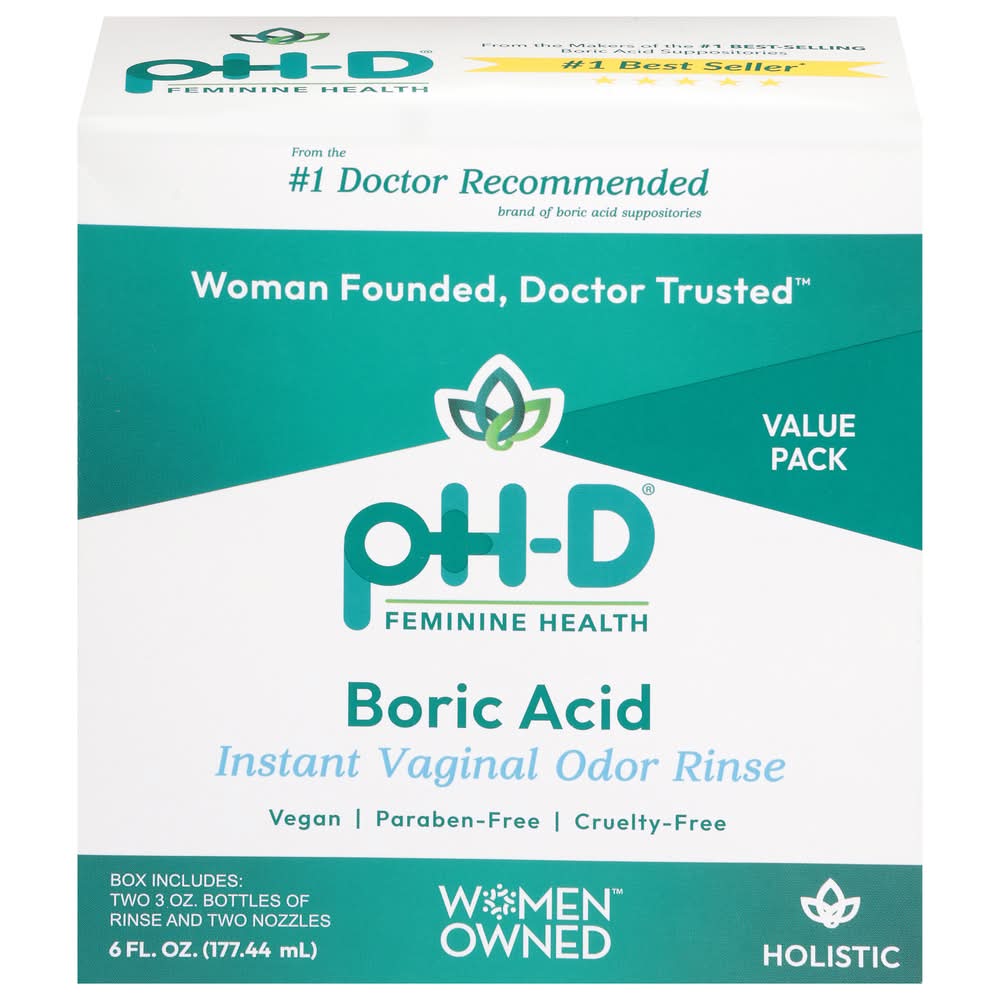 pH-D Feminine Health Instant Vaginal Odor Rinse (2 x 3 fl oz)