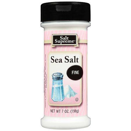 Salt Supreme Fine Sea Salt (7 oz)