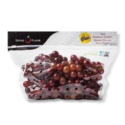 Extra Large Green Seedless Grapes - 1.5lb Bag