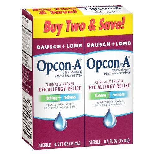 Opcon-A Eye Allergy Relief Drops - 0.5 fl oz