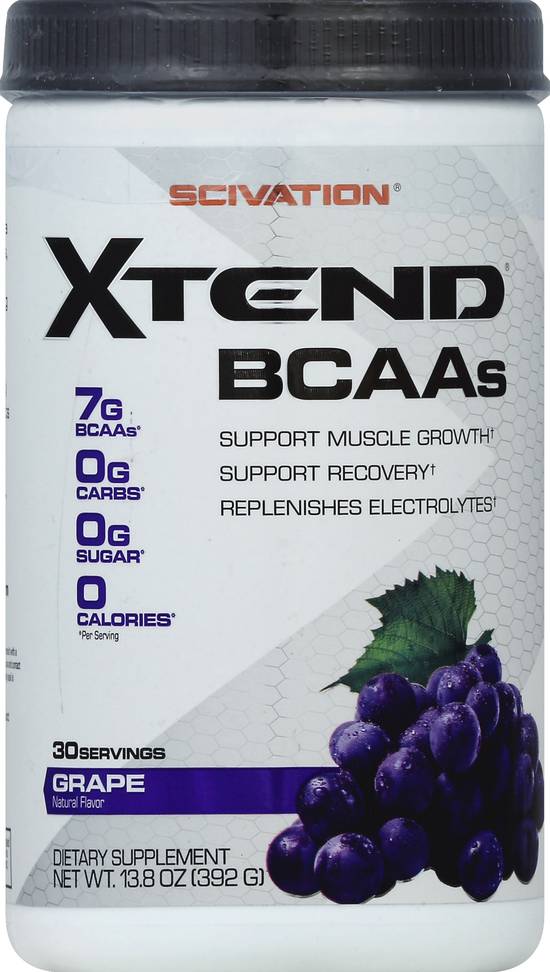 Scivation Xtend 7g Bcaas Grape Flavored Dietary Supplement Delivery Near You Uber Eats