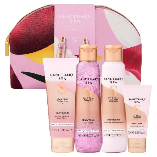 Sanctuary Spa Lily & Rose Collection Set (4 pack)
