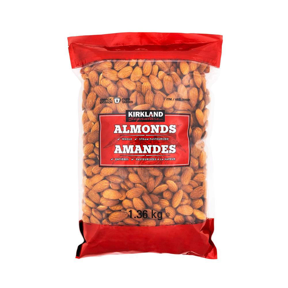 Kirkland Signature Whole Almonds, 1.36 Kg