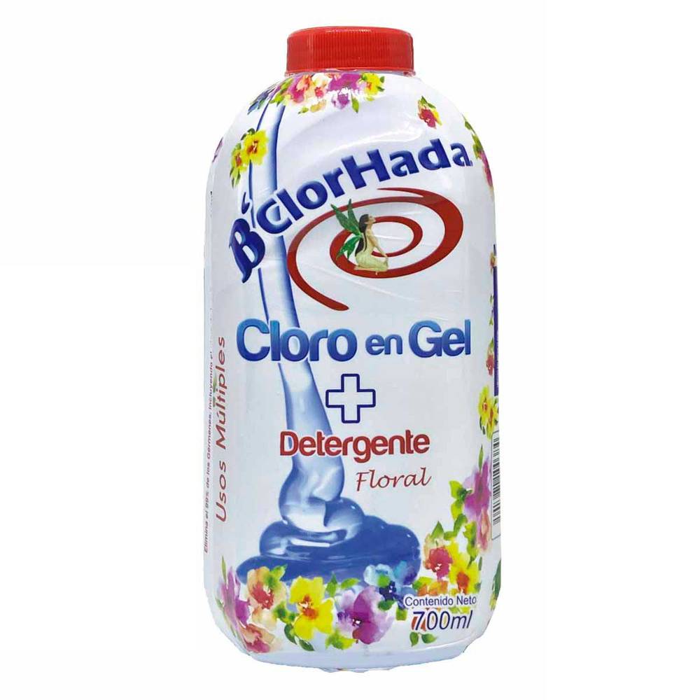 Worldflex · Cloro en gel + detergente floral 700 ml (700 g)