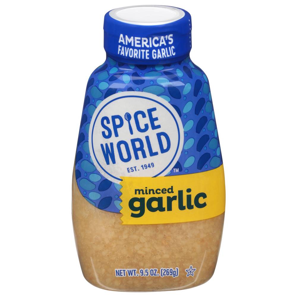 Spice World America's Favorite Minced Garlic (9.5 oz)