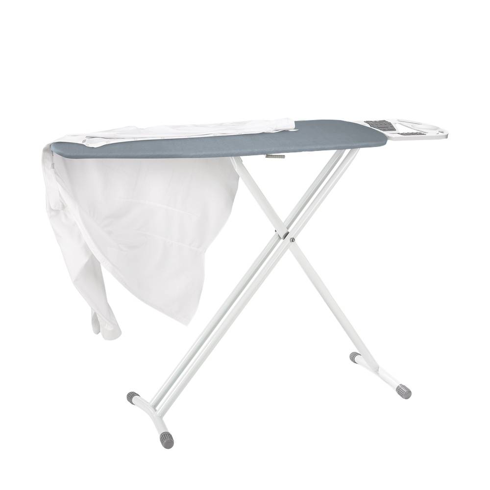 Polder Gray Freestanding Folding Ironing Board (15.2-in x 2.5-in x 58.3-in) | IB-4015-86