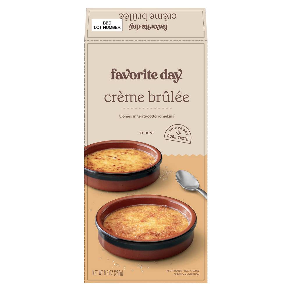 Favorite Day Frozen Crème Brulee (8.8 oz, 2 ct)