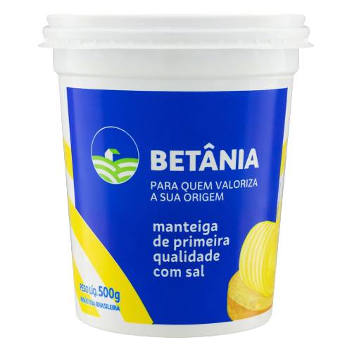 Betânia manteiga com sal (500g)