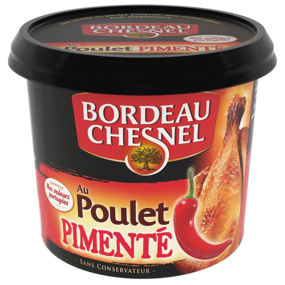 Bordeau Chesnel - Rillettes de poulet, pimenté (200g)