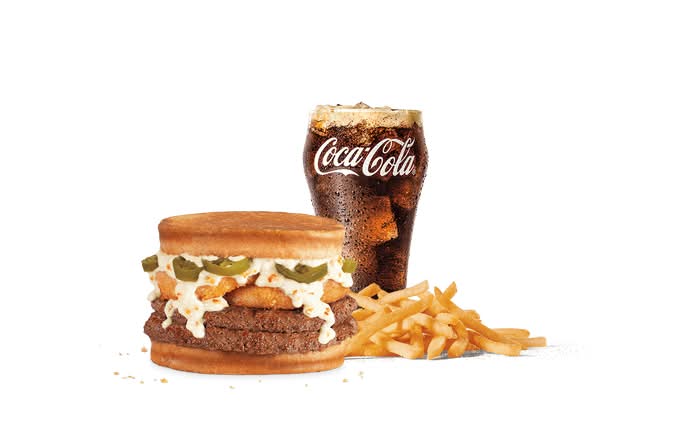 Hot Mess Double Cheeseburger Combo