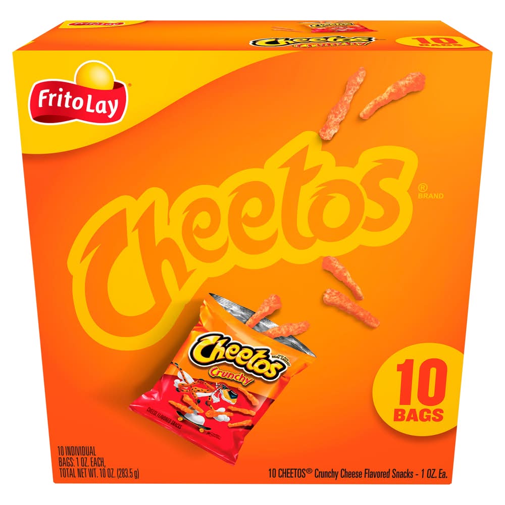 Cheetos Crunchy Snacks, Cheese (10 x 1 oz)