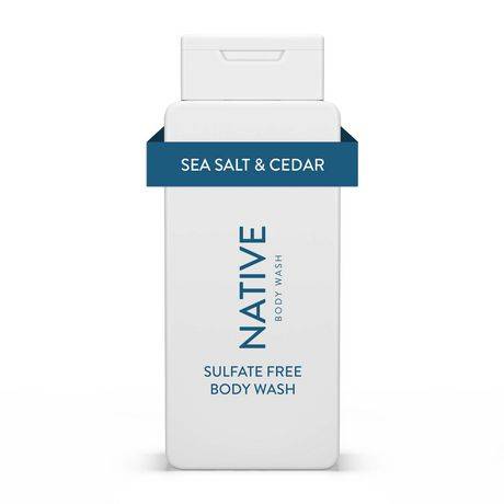 Native Body Wash, Sea Salt-Cedar (532 ml)
