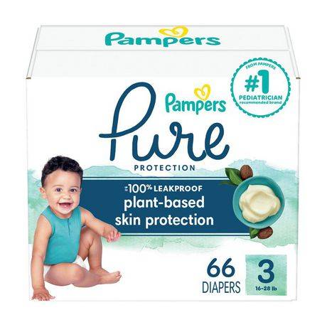 Pampers Pure Protection Diapers (66 ct)