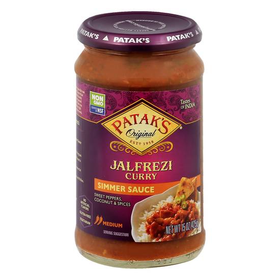 Patak's Medium Jalfrezi Curry Simmer Sauce