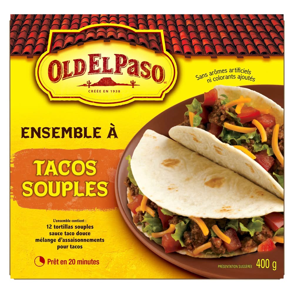 Old el paso ensemble à tacos souples - soft taco dinner kit