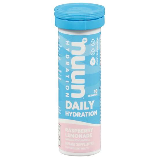 Nuun Daily Hydration (raspberry lemonade)