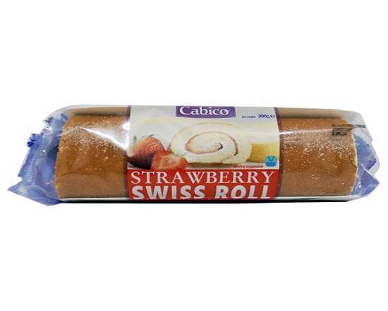 Cabico Strawberry Swiss Roll