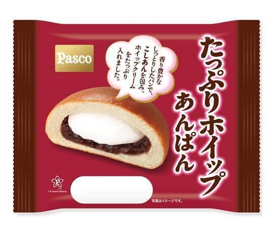 敷島製パン パスコ たっぷりホイップあんぱん