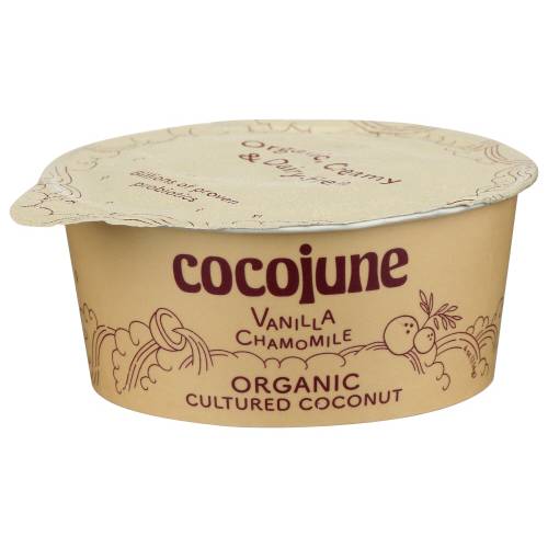 Cocojune Organic Vanilla Chamomile Cultured Coconut Yogurt