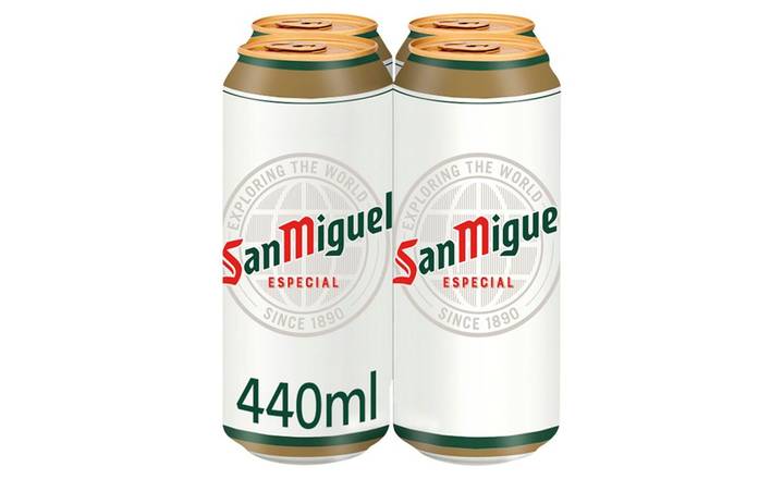 San Miguel Especial Premium Lager 4 x 440ml (405957)