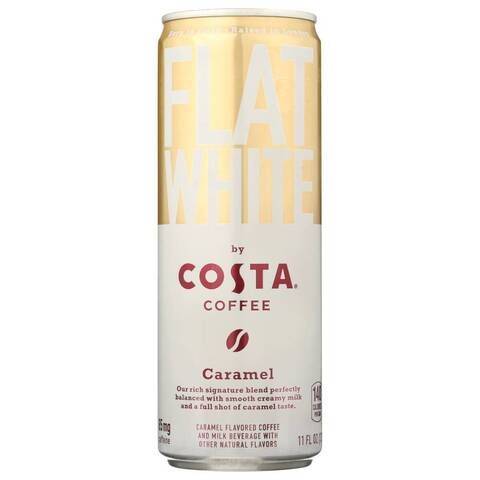 Costa Coffee Flat White Caramel 11oz