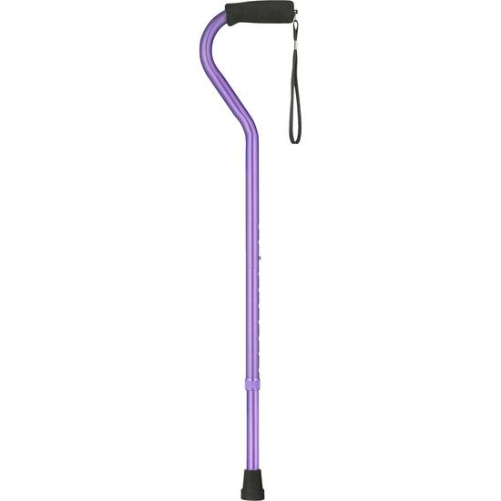 CVS Health Gel Grip Offset Cane, Purple