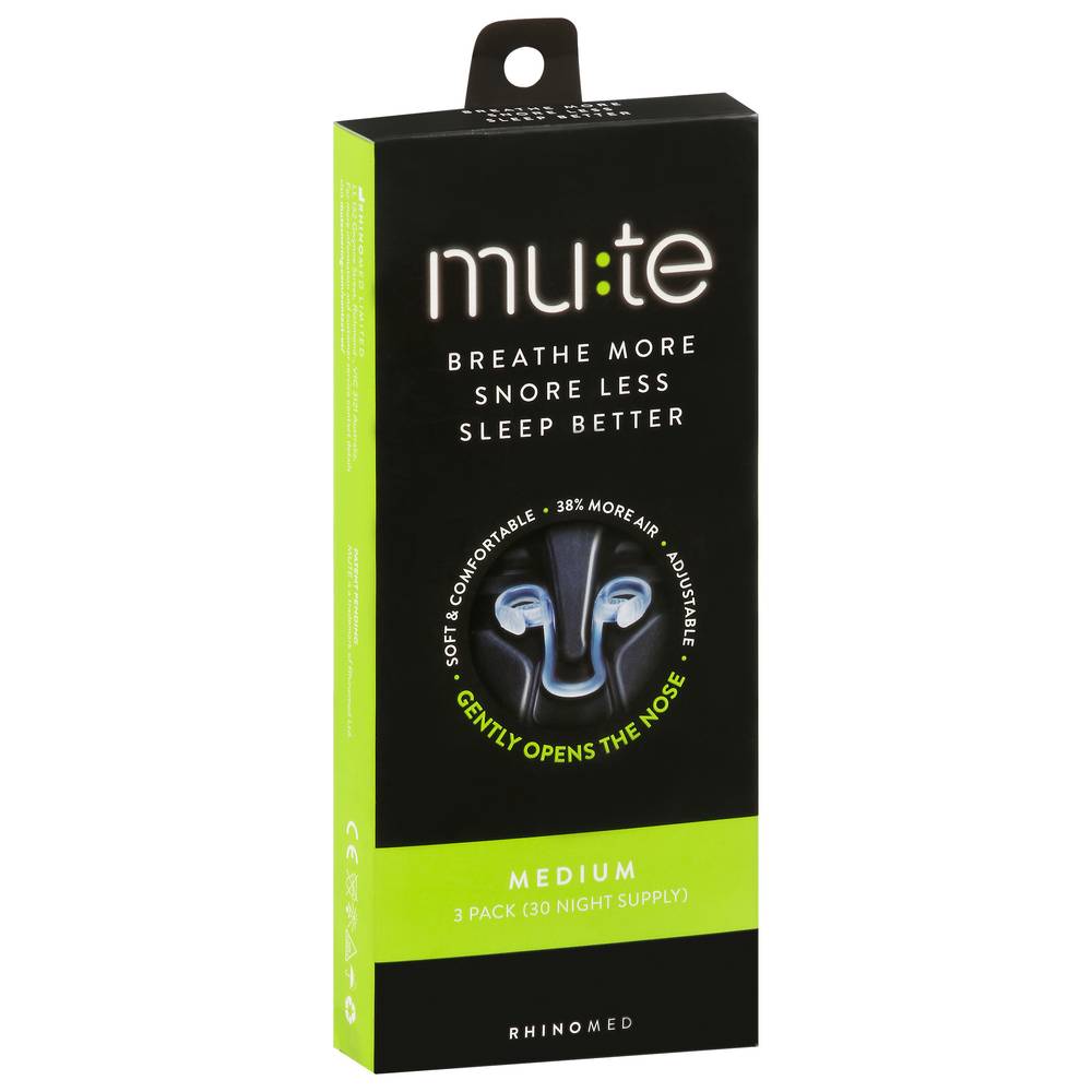 Mute Medium Nasal Breathing Device (1.1 oz)