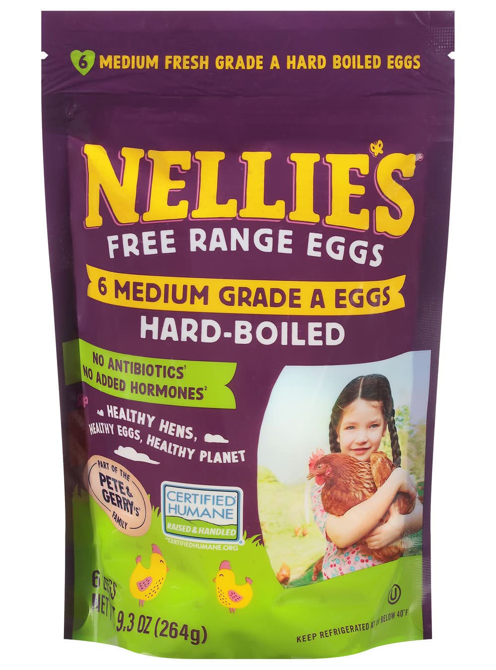 Nellie's Free Range Hard-Boiled Eggs (9.3 oz)