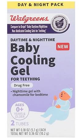 Walgreens Daytime & Nighttime Baby Cooling Gel For Teething (0.36 oz, 2 ct)