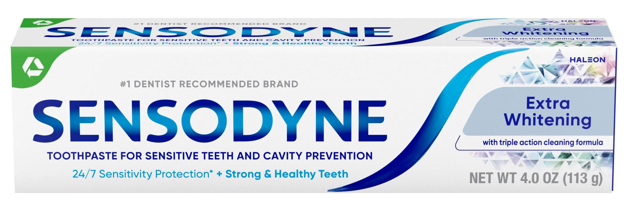 Sensodyne Extra Whitening Sensitive Teeth Toothpaste (4 oz)