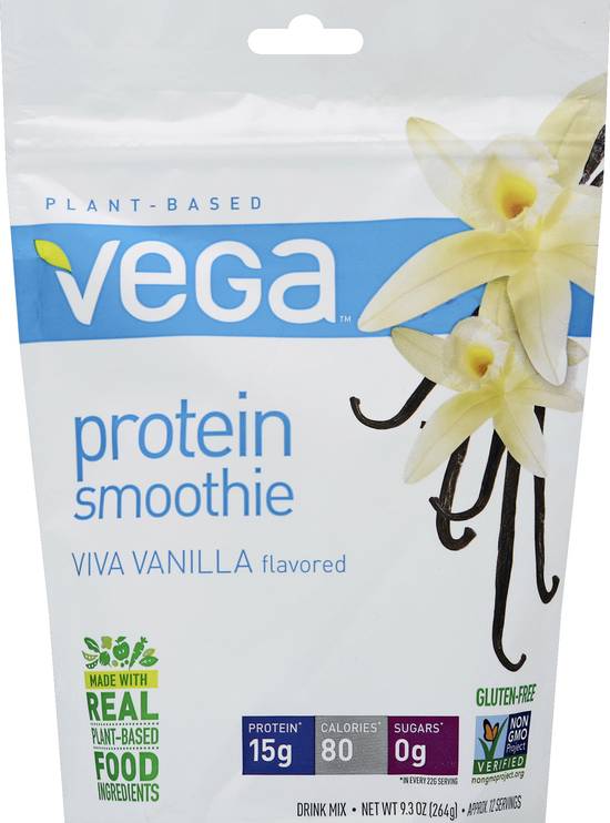 Vega Plant-Based Viva Vanilla Protein Smoothie (9.3 oz)