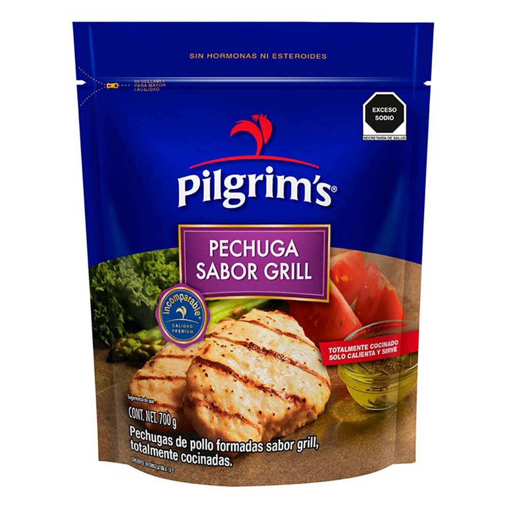 Pilgrim's · Pechuga de pollo cocinada congelada, grill (700 g)