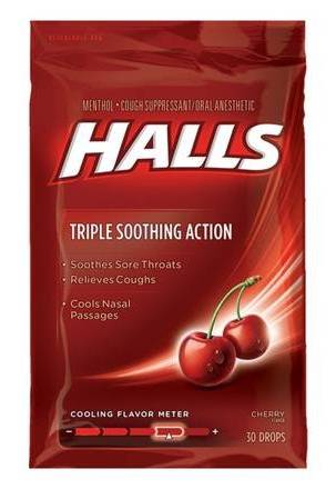 Halls Cherry  9x  Counts