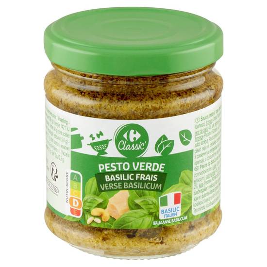 Carrefour Classic'' Pesto Verde Verse Basilicum 190 g