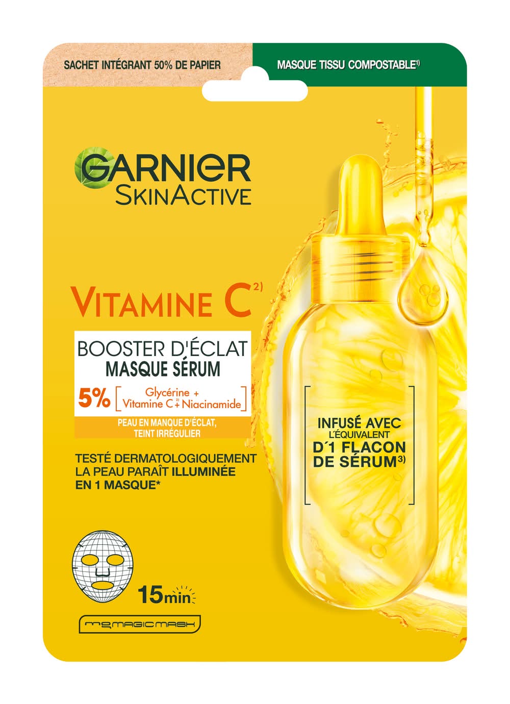 Garnier SkinActive - Masque vitamine (28g)
