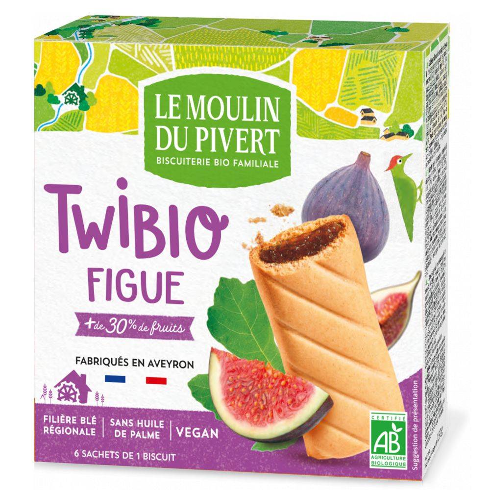 Twibio figues 150g - MOULIN PIVERT - BIO